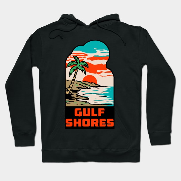 Gulf Shores Alabama Beach AL Hoodie by TravelTime